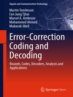cover image of Error-Correction Coding and Decoding
